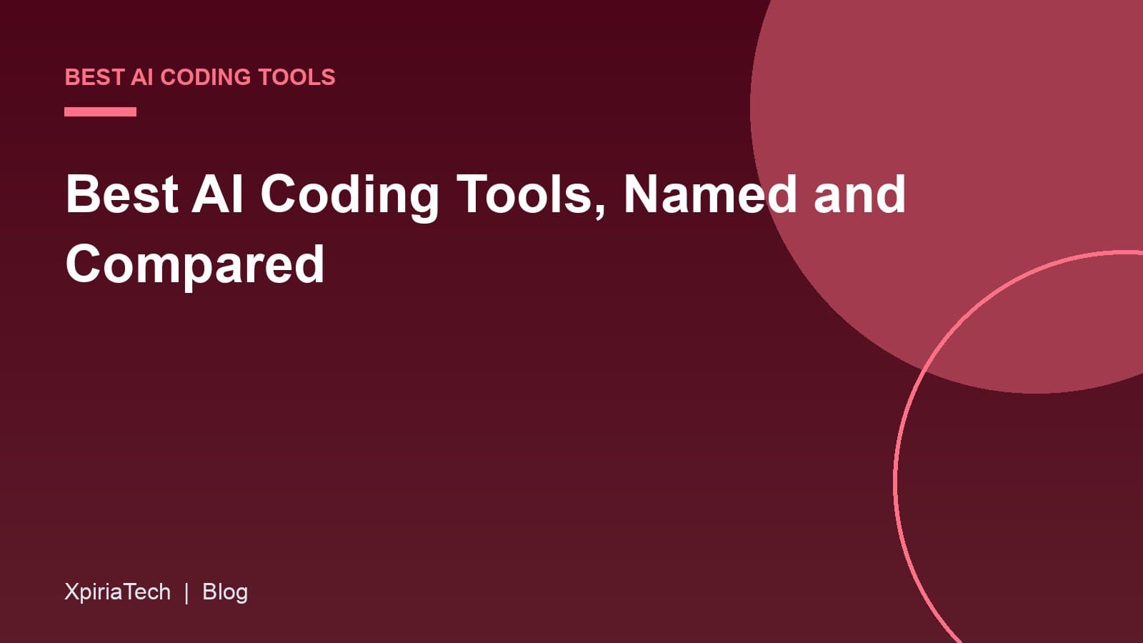 Cover graphic for the article: Best AI Coding Tools, Named and Compared